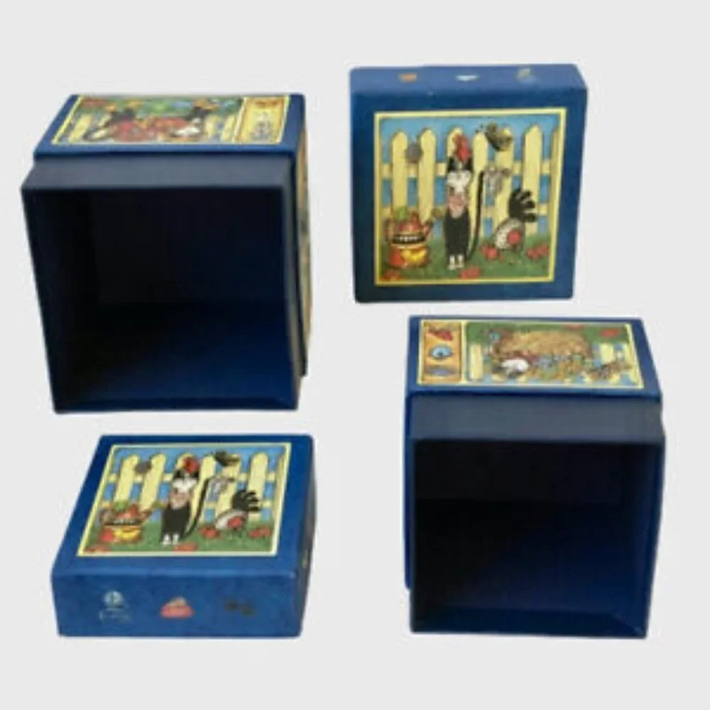 Storage Collecible Boxes Bob's Cat + Debbie Crabtree + Judith Glover * Lot of 6
